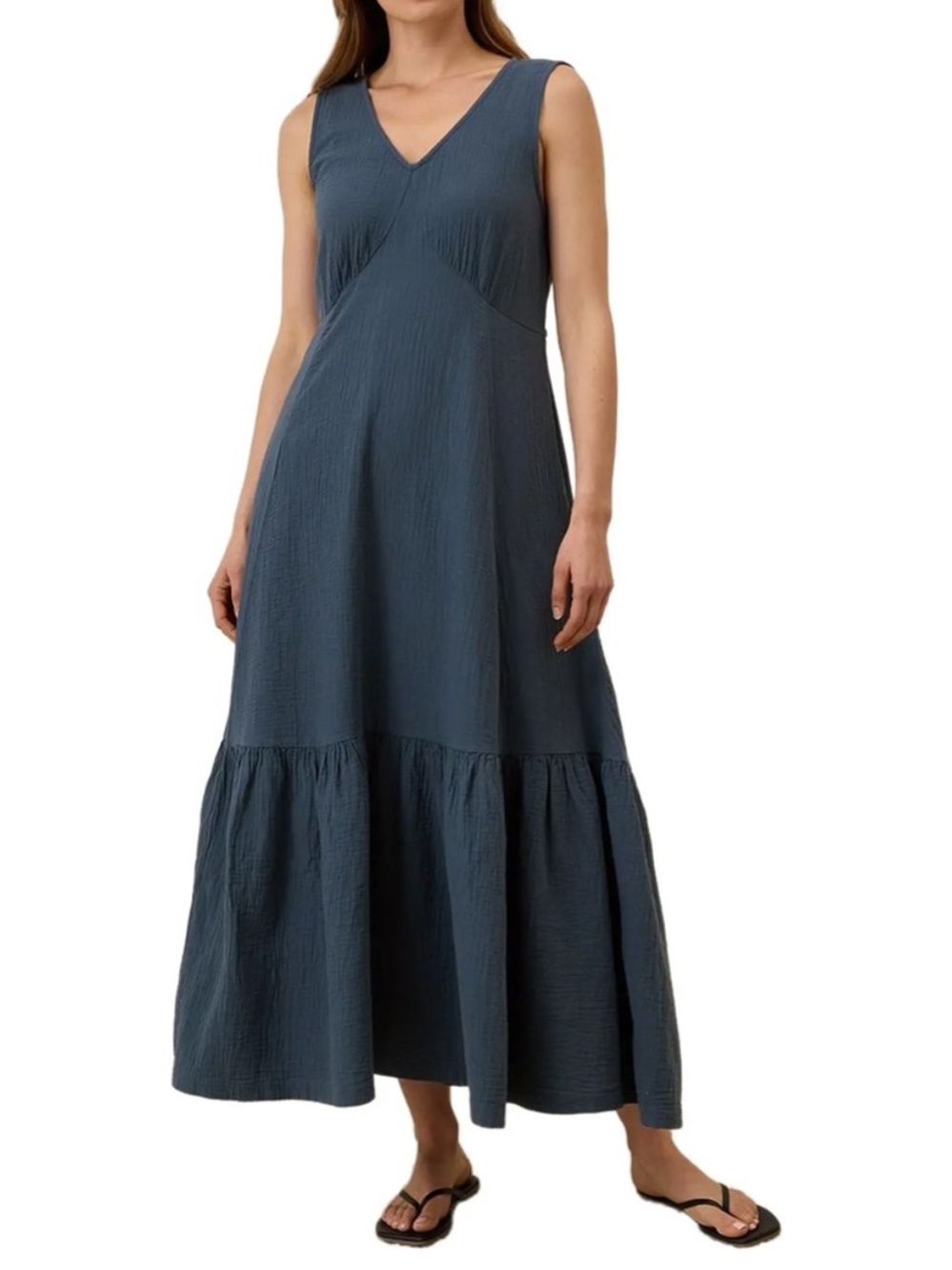 Pact Coastal Double Gauze Beach To Brunch Dress / Organic Cotton / XS
